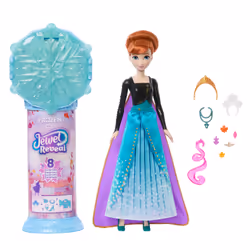Disney Frozen Disney – Poupée Jewel Reveal Anna La Reine des Neiges - Vue supplémentaire 5