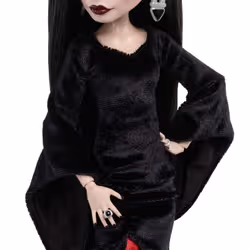 Monster High Monster High-Poupée Morticia Addams-Avec robe de velours noir - Vue supplémentaire 5