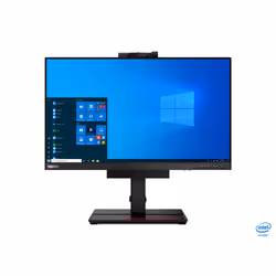 Lenovo ThinkCentre Tiny-In-One, 60,5 cm (23.8"), 1920 x 1080 pixels, Full HD, LED, 6 ms, Noir