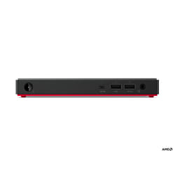 Lenovo ThinkCentre M75n Mini PC Ryzen 3 PRO 3300U 8Go 256Go SSD Win10 Pro Noir, Gris, Rouge