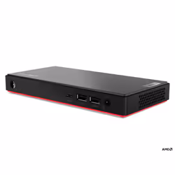 Lenovo ThinkCentre M75n Mini PC Ryzen 3 PRO 3300U 8Go 256Go SSD Win10 Pro Noir, Gris, Rouge