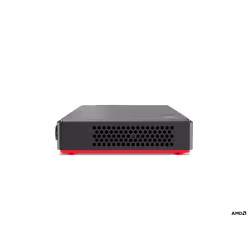 Lenovo ThinkCentre M75n Mini PC Ryzen 3 PRO 3300U 8Go 256Go SSD Win10 Pro Noir, Gris, Rouge