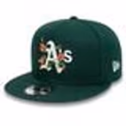 Casquette Snapback New Era 9Fifty - Oakland Athletics - Blanc/Vert - 100% polyester