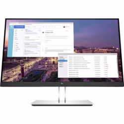 HP E-Series E23 G4 FHD Monitor, 58,4 cm (23"), 1920 x 1080 pixels, Full HD, LCD, 5 ms, Noir, Argent