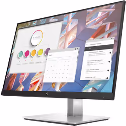 HP E-Series E24 G4 écran plat de PC 23.8" Full HD LCD Noir, Argent