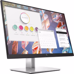HP E-Series E24 G4 écran plat de PC 23.8" Full HD LCD Noir, Argent