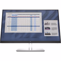 HP E-Series E27 G4, 68,6 cm (27"), 1920 x 1080 pixels, Full HD, LED, 5 ms, Noir