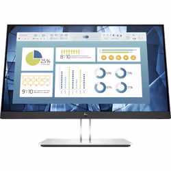 HP E-Series E22 G4, 54,6 cm (21.5"), 1920 x 1080 pixels, Full HD, LCD, 5 ms, Noir, Argent