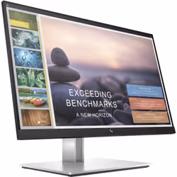 HP E-Series E24t G4 écran plat de PC 23.8" Full HD LCD Écran tactile Noir, Argent
