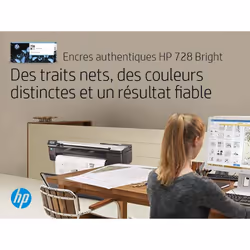 HP 728 130-ml Matte Black DesignJet Ink Cartridge cartouche d'encre 1 pièce(s) Original Rendement standard Noir mat - Vue supplémentaire 5