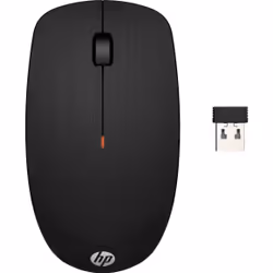 HP Souris sans fil X200, Ambidextre, RF sans fil, Noir