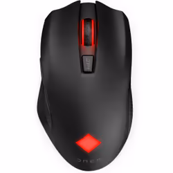 HP Souris sans fil OMEN Vector, Droitier, Optique, RF Wireless + USB Type-A, 16000 DPI, 1 ms, Noir
