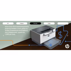 HP LaserJet Imprimante HP M209dwe, Noir et blanc, Imprimante pour Petit bureau, Imprimer, Sans fil; HP+; Éligibilité HP Instant Ink; Impression recto-verso; Cartouche JetIntelligence - Vue supplémentaire 6