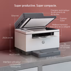 HP LaserJet Imprimante multifonction M234sdn , Noir et blanc, Imprimante pour Petit bureau, Impression, copie, numérisation, Numérisation vers e-mail; Numériser vers PDF - Vue supplémentaire 6