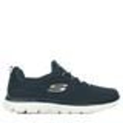 Baskets Femme - SKECHERS - Summits - Bande élastique avec mousse à mémoire - Bleu marine tricoté doré tim