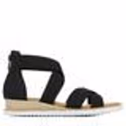 Sandales Femme - SKECHERS BOBS DESERT KISS-DESERT NIGHTS - Noir - Lanières en matériaux doux - Confortable