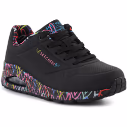 Baskets femme semelle imprimée de coeur uno loving love Skechers