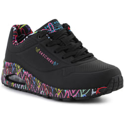 Baskets femme semelle imprimée de coeur uno loving love Skechers