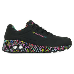 Baskets femme semelle imprimée de coeur uno loving love Skechers