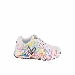 Baskets imprimé femme Skechers Uno Spread The Love