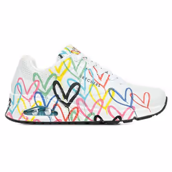 Baskets imprimé femme Skechers Uno Spread The Love