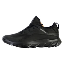 Basket Cuir Ecco - couleur : Noir