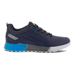Chaussures de golf de golf femme Ecco Golf S-Three - bleu nuit/gris/bleu ciel - 37