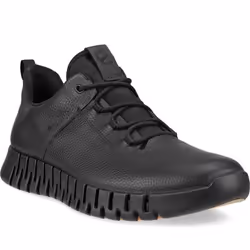 Baskets ECCO - Homme - Cuir - Lacets - Noir
