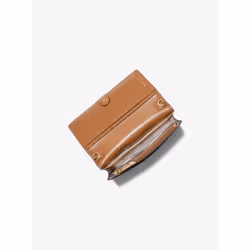 Michael Kors Jet Set Cuir Beige, Marron Femme Pochette