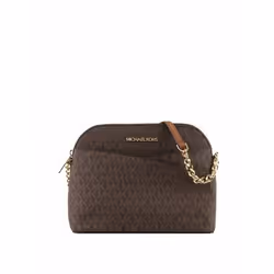 MICHAEL KORS Sac bandoulière marron et camel