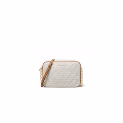 MICHAEL KORS Sac bandoulière crème et camel