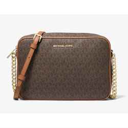 MICHAEL KORS Sac bandoulière marron et camel
