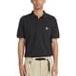 Polo en piqué de coton noir - Timberland - Regular - Manches courtes