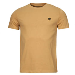 T-shirt coton col rond - TIMBERLAND - Homme - Beige - Regular - Manches courtes - Col arrondi