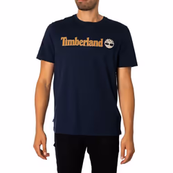 Tee Shirt Timberland Linear Logo Short Sleev