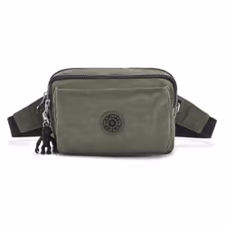 Sac à épaule bandoulière - KIPLING - Abanu Multi - Vert - 22x15x45 cm - Convertible en sac banane