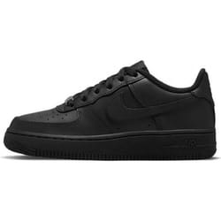 Basket Nike AIR FORCE 1 LE Junior - NIKE - Cuir - Noir - Garçon - Enfant - Lacets - Plat