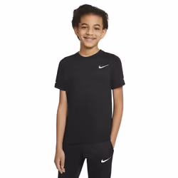 Maillot - Nike - Dri-FIT Miler - Enfant - Noir - Respirant - 100% Polyester
