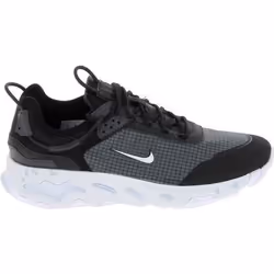 Basket Nike REACT LIVE - Homme - Noir Blanc Gris - Tige en maille et synthétique