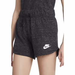 SHORT NIKE G NSW 4IN JERSEY - BLACK HEATHER/WHITE