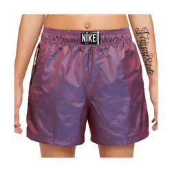 Short de running Femme Nike - Irisé - Taille haute - Poches zippées
