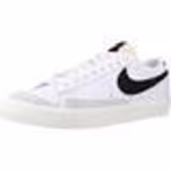 Baskets Mode Sneakers Femmes NIKE Blazer Low Blanc Noir 1010819500010
