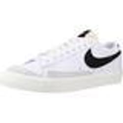 Baskets Mode Sneakers Femmes NIKE Blazer Low Blanc Noir 1010819500010