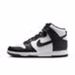 Chaussures Nike Dunk High Panda Blanc-Noir - Femme/Adulte - Blanc - Plat - Lacets - Synthétique
