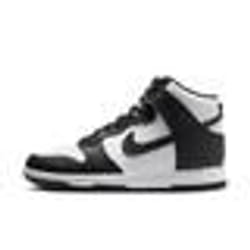 Chaussures Nike Dunk High Panda Blanc-Noir - Femme/Adulte - Blanc - Plat - Lacets - Synthétique