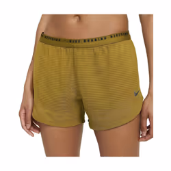 Short de sport Femme - Nike - Run Division - Doré - Tissu respirant Dri-Fit