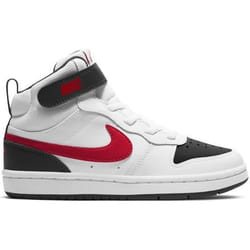 Chaussure pour Jeune enfant - NIKE - Court Borough Mid 2 CD7783-110 - Blanc - Synthétique - Lacets