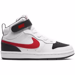 Chaussure pour Jeune enfant - NIKE - Court Borough Mid 2 CD7783-110 - Blanc - Lacets - Plat