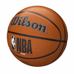 Wilson NBA DRV Plus Intérieure et extérieure Noir, Marron, Blanc - Vue supplémentaire 5