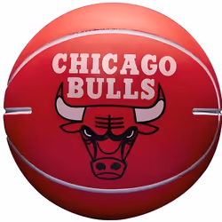 Mini Balle Rebondissante Wilson Chicago Bulls rouge -Wilson